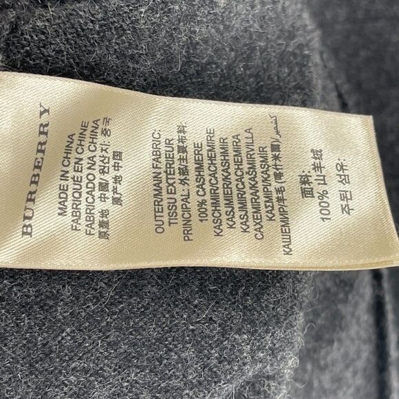 Burberry Brit 100% Cashmere V-Neck Long Sleeve Sweater Medium - Picture 7 of 9
